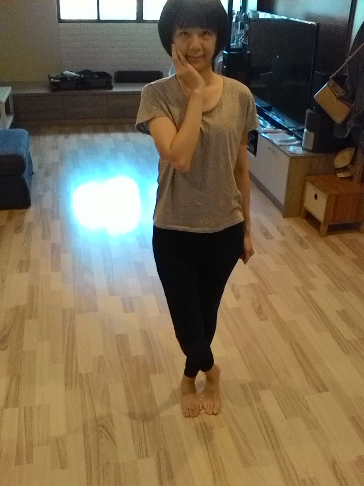 My Life/ 圓領短袖素面T/ 女裝服飾 / 顯瘦幾何彈力褲/台灣設計製造/自創在地品牌/穿的舒適、有自信 - 第14張圖