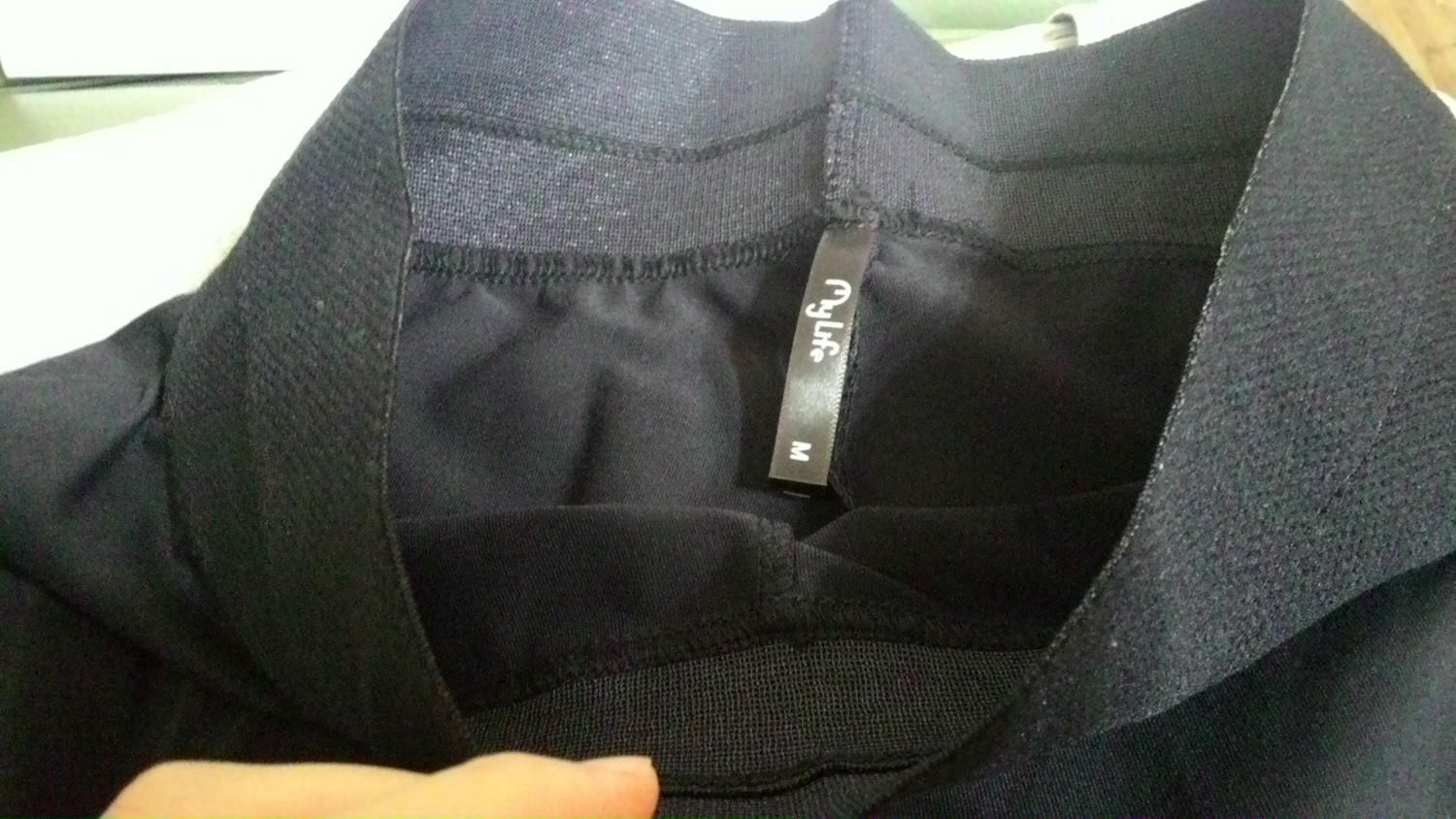 My Life/ 圓領短袖素面T/ 女裝服飾 / 顯瘦幾何彈力褲/台灣設計製造/自創在地品牌/穿的舒適、有自信 - 第7張圖