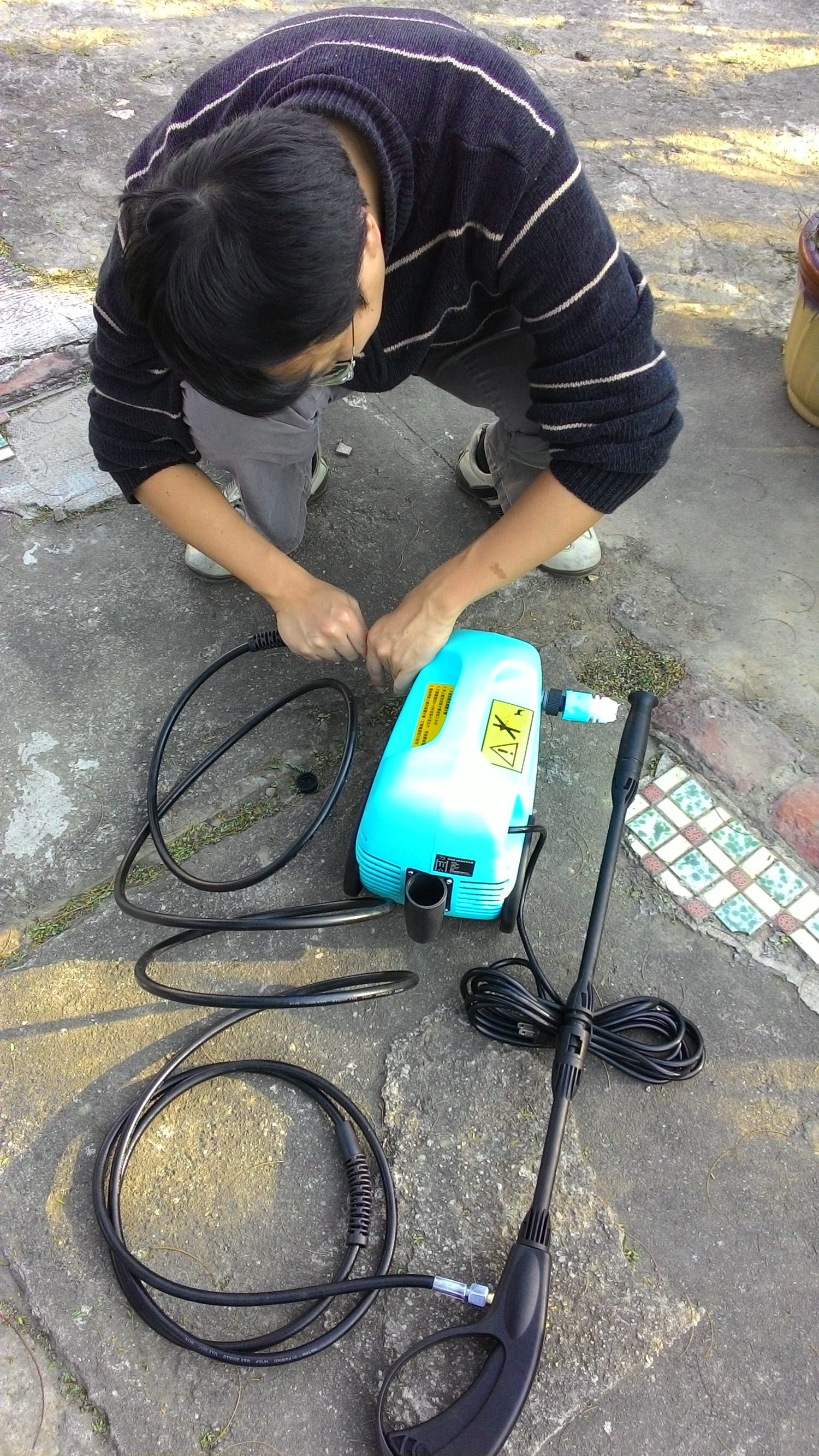 神奇威鯨/高壓清洗機/洗車機/清洗機/小小一台/攜帶方便/水柱強/洗車或大掃除都方便!! - 第11張圖