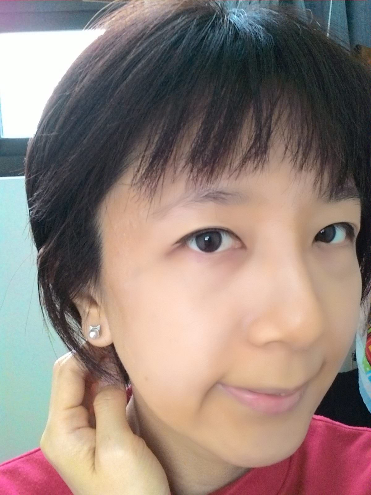 OSMAR绚彩家/無耳洞貼式耳環/無耳洞也可配戴耳環/清新甜美愛心花卉/雪白四葉花鑲鑽/簡約原創小貓珍珠/珍珠水貂毛鍊條流蘇 - 第7張圖