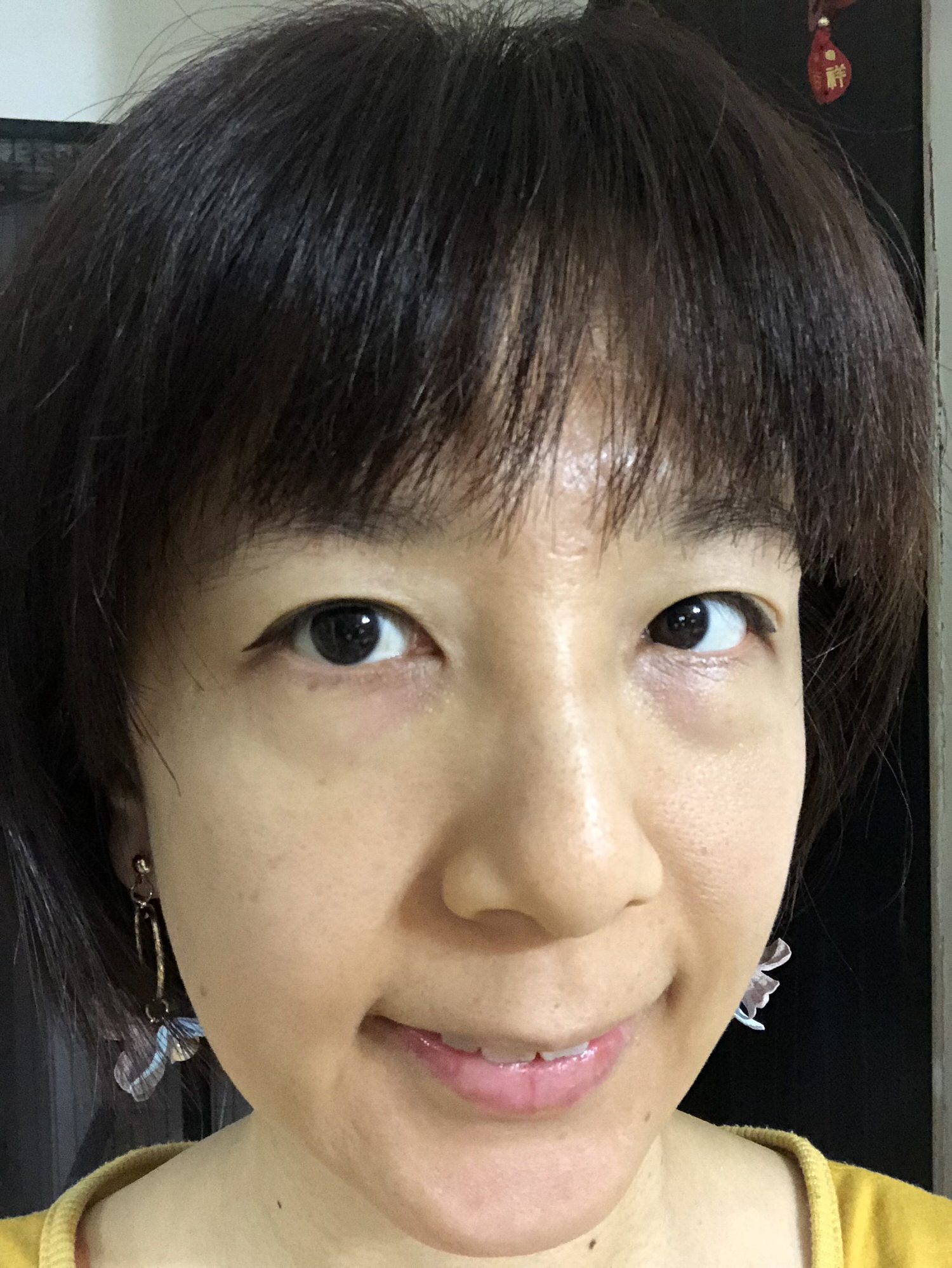 OSMAR绚彩家/無耳洞貼式耳環/無耳洞也可配戴耳環/清新甜美愛心花卉/雪白四葉花鑲鑽/簡約原創小貓珍珠/珍珠水貂毛鍊條流蘇 - 第1張圖