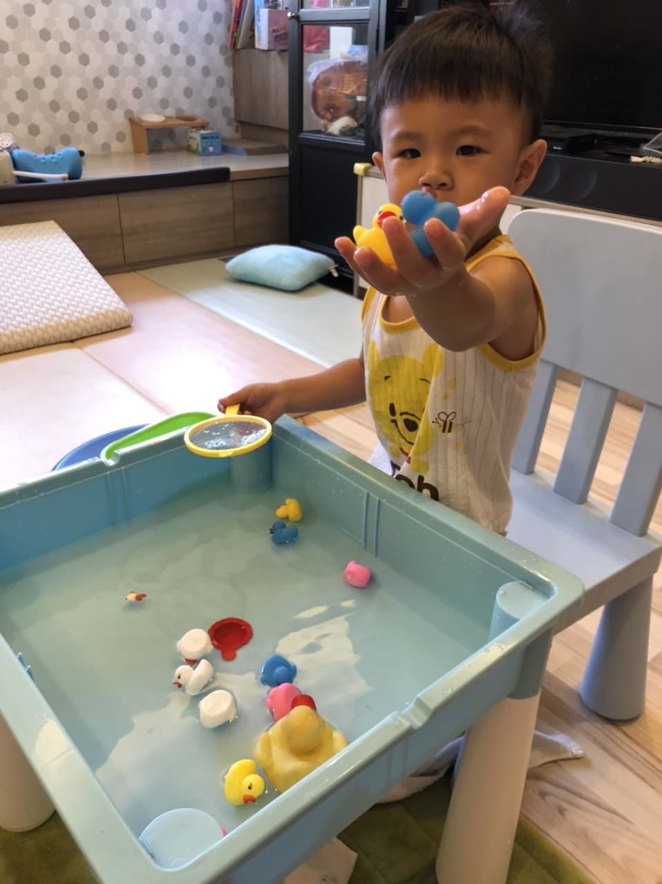 Playful Toys 頑玩具/嬰幼兒玩具/學齡前玩具/玩伴/頑玩具/開心玩/頑美時刻/四合一積木學習桌/安全認證/豐富多元 - 第1張圖
