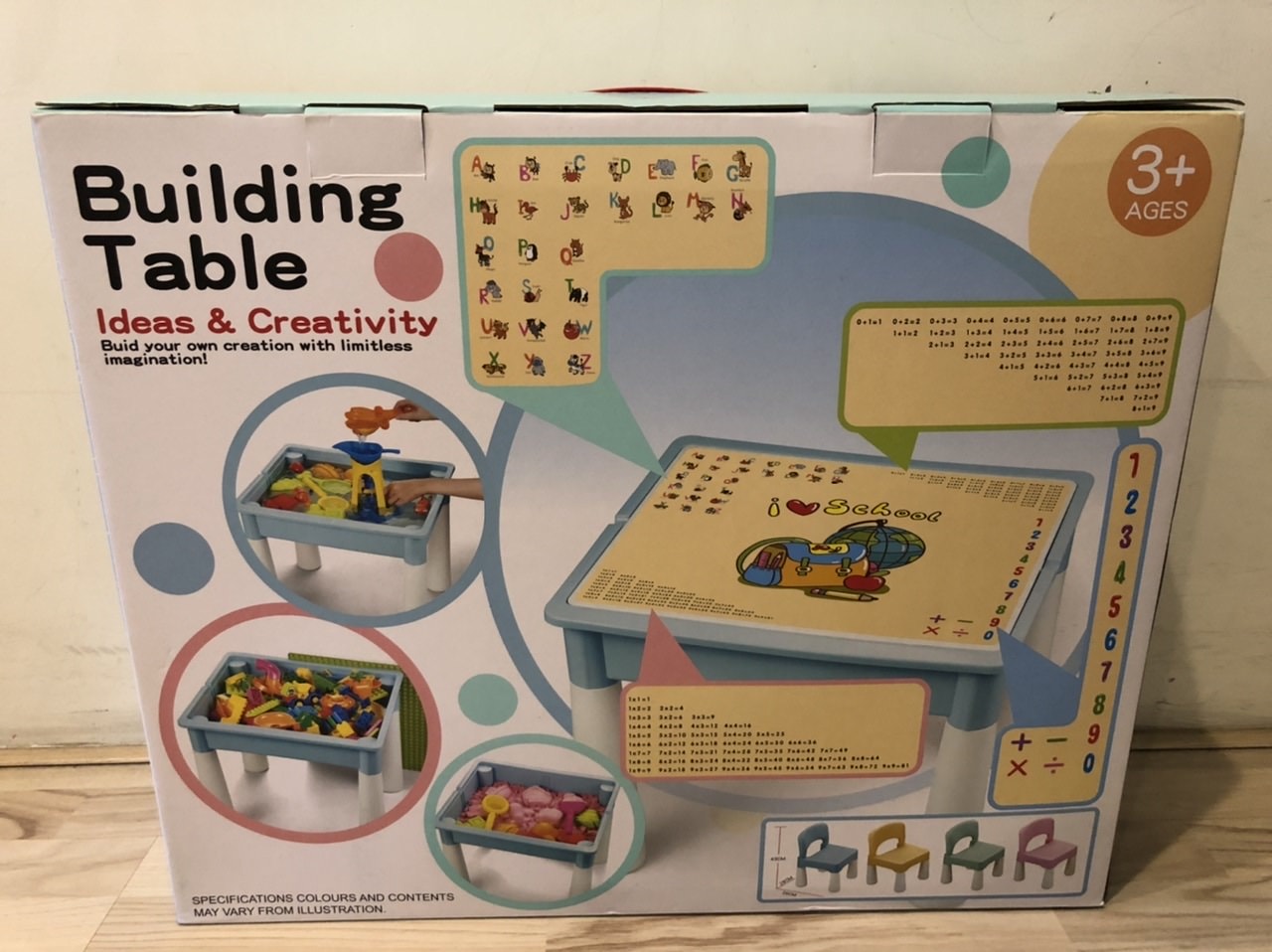 Playful Toys 頑玩具/嬰幼兒玩具/學齡前玩具/玩伴/頑玩具/開心玩/頑美時刻/四合一積木學習桌/安全認證/豐富多元 - 第4張圖