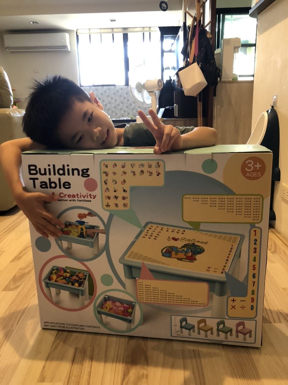 Playful Toys 頑玩具/嬰幼兒玩具/學齡前玩具/玩伴/頑玩具/開心玩/頑美時刻/四合一積木學習桌/安全認證/豐富多元 - 第5張圖